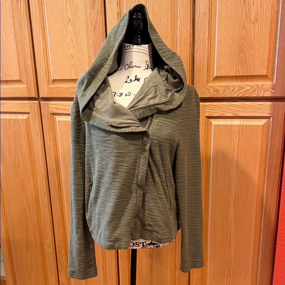 Anthropologie Olive Hooded Cardigan